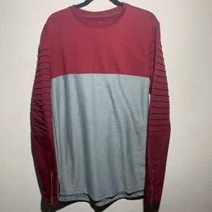 STRAIGHT FADED Mens Medium Longsleeve